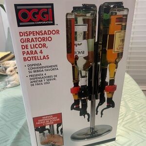 Oggi Liquor Dispenser for 4 Bottles